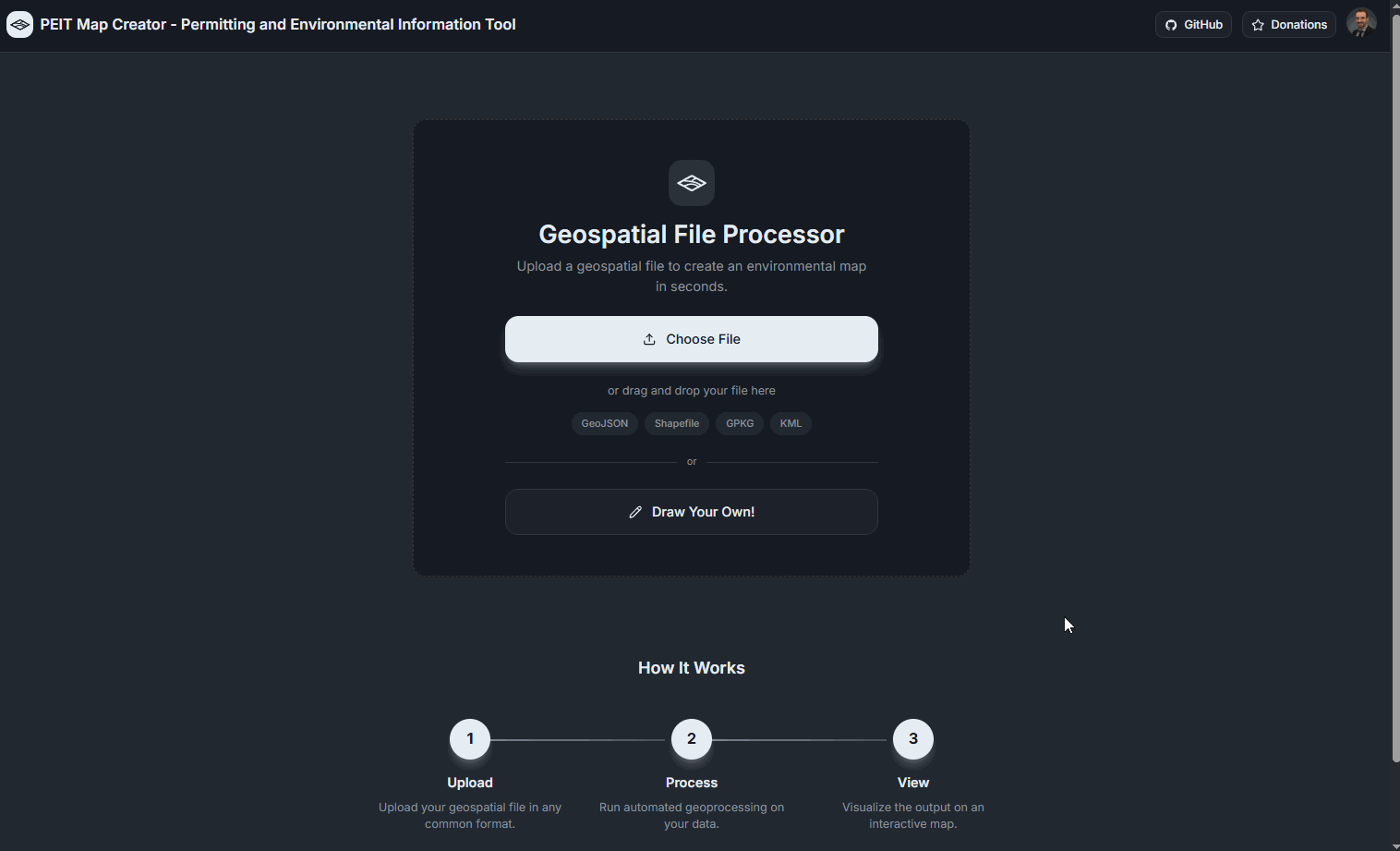 Drawing custom geometry on the interactive map